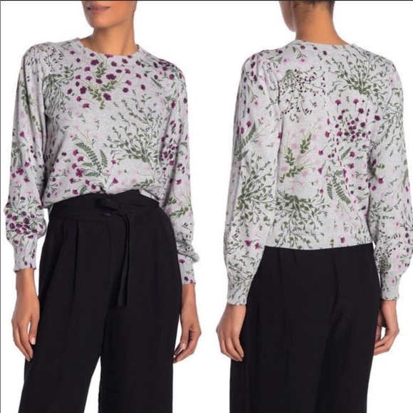 Joie Sweaters - Joie Verna Floral Crew Neck Sweater NWT S